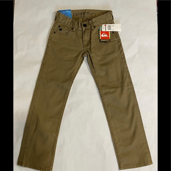 New Quicksilver strech Khaki Jeans 🍭 - Picture 1 of 7